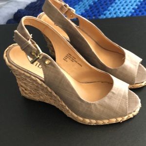 Beautiful platform wedge sandals